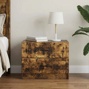 Armadio da Notte Rovere Fumo 62 x 34,5 x 44,5 cm 895700