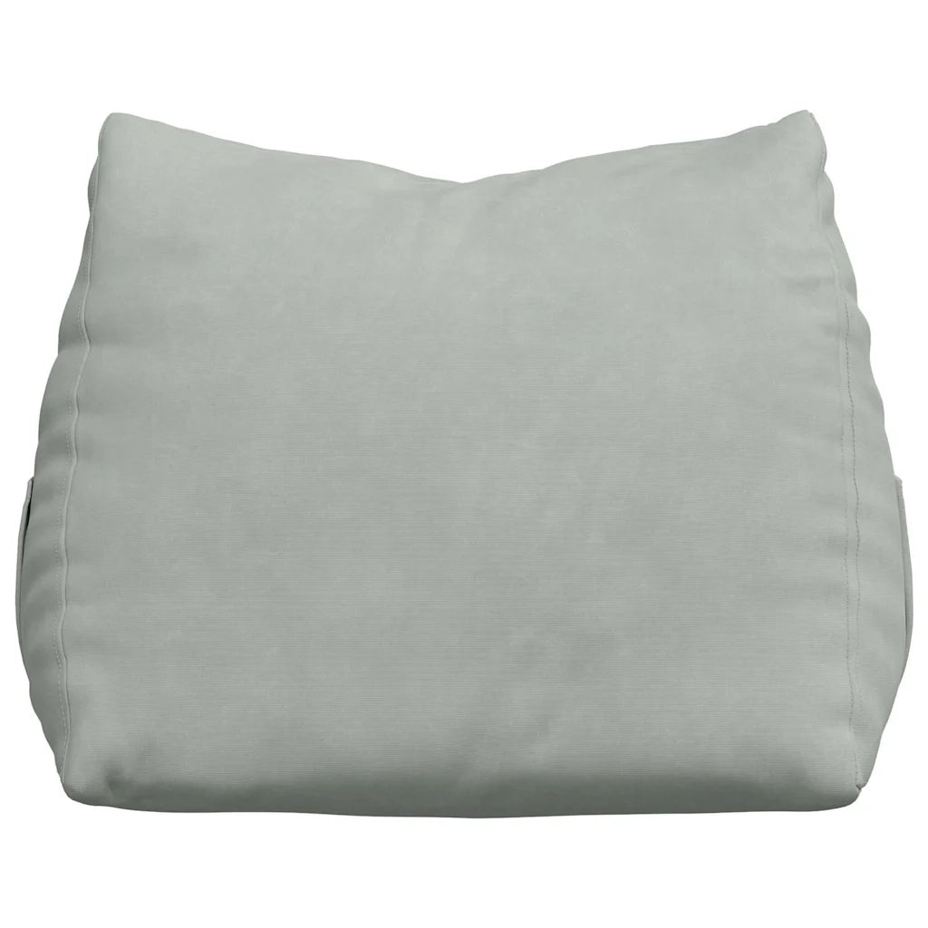 Cuscino per Schiena | Cuscino dorsale Grigio chiaro 45 x 20 x 35 cm
