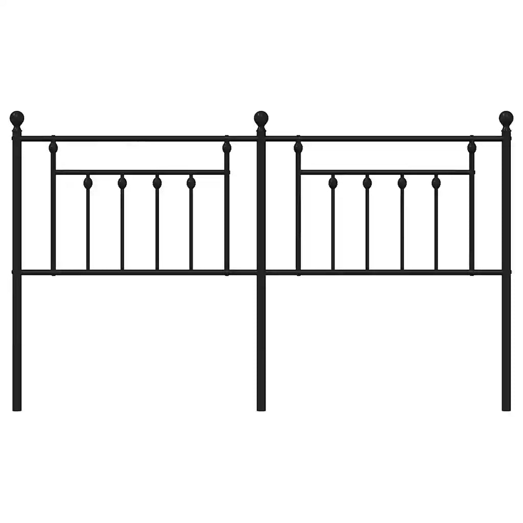 Testiera di Ricambio in Metallo Nero 180 cm 353573
