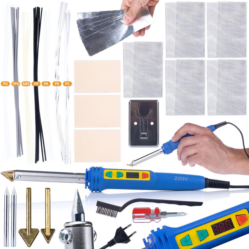 Saldatore per Plastica Blue Kong 120W RBK120W – Regolazione Temperatura 200-600°C