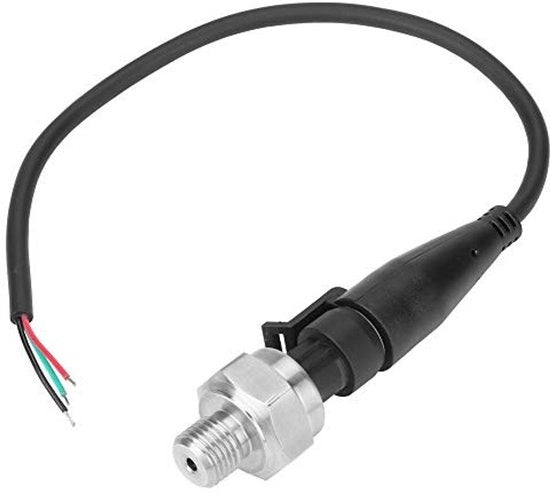 Sensore di Pressione in Acciaio Inossidabile - Trasmettitore di Pressione - G1/4" Flessibile - Sensore Analogo - Precisione 1% FS - Peso 74 g - Trasducitore di Pressione