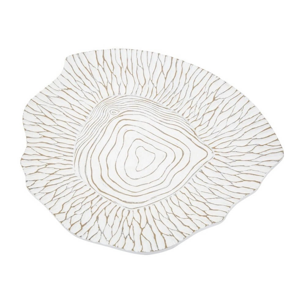 Piatto Resina cm 37X34X6 - RESINA