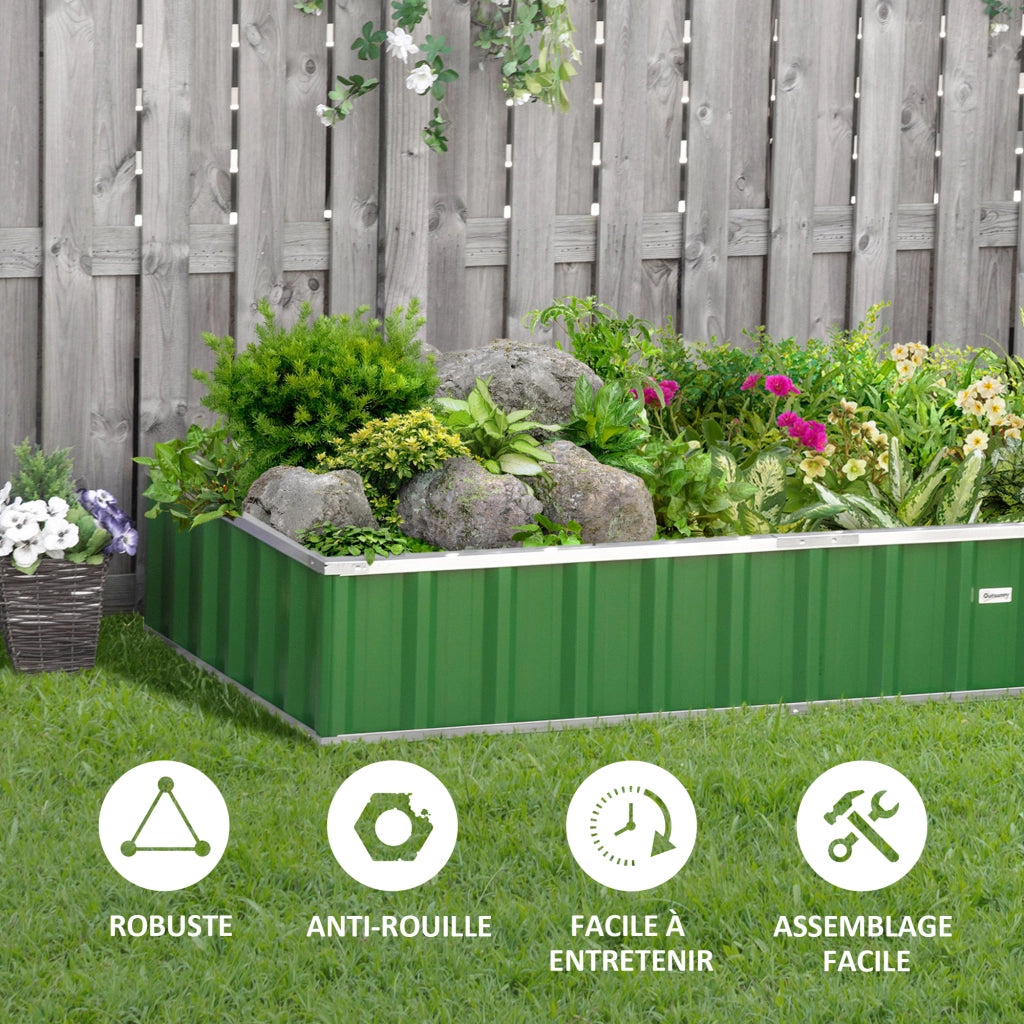 Tavolo da orto modulare ¨C zephmum ¨C verde 174x90x30 cm