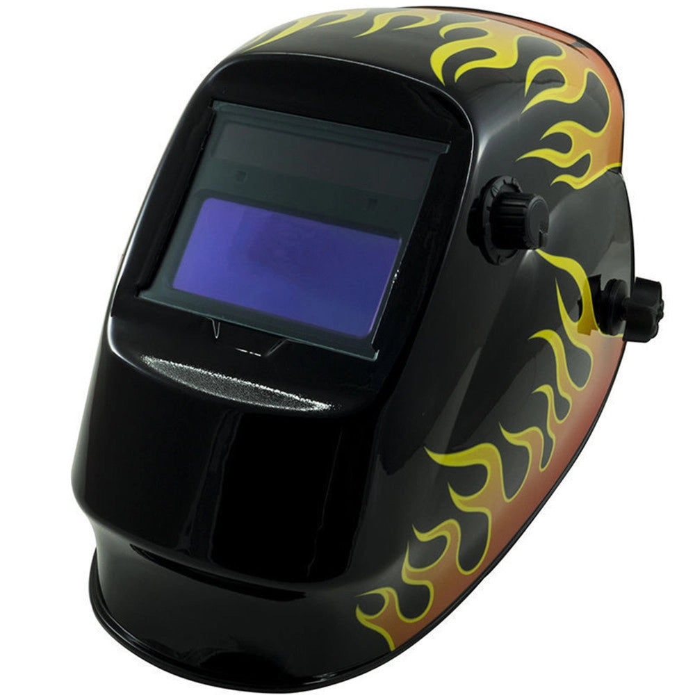 Trade Shop - Maschera Per Saldatura Casco Per Saldatori Fabbro Protezione A Cristalli Liquidi -