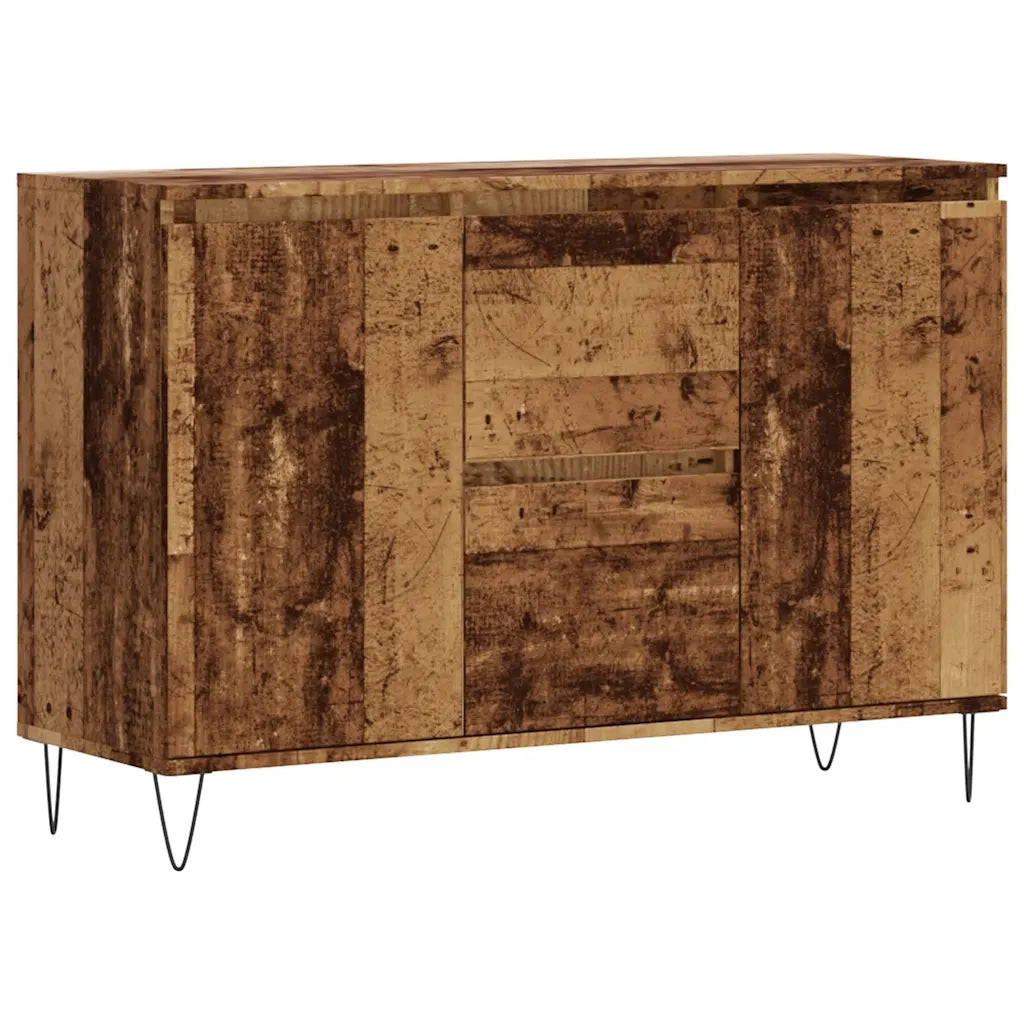 Credenza-Buffet-Armadio da cucina Legno Antico 101,5x35x70 cm in Legno Multistrato 467186