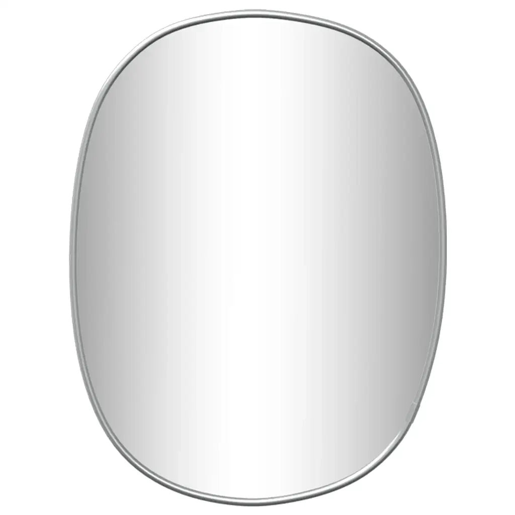 Specchio da Parete Argento 40x30 cm 348210