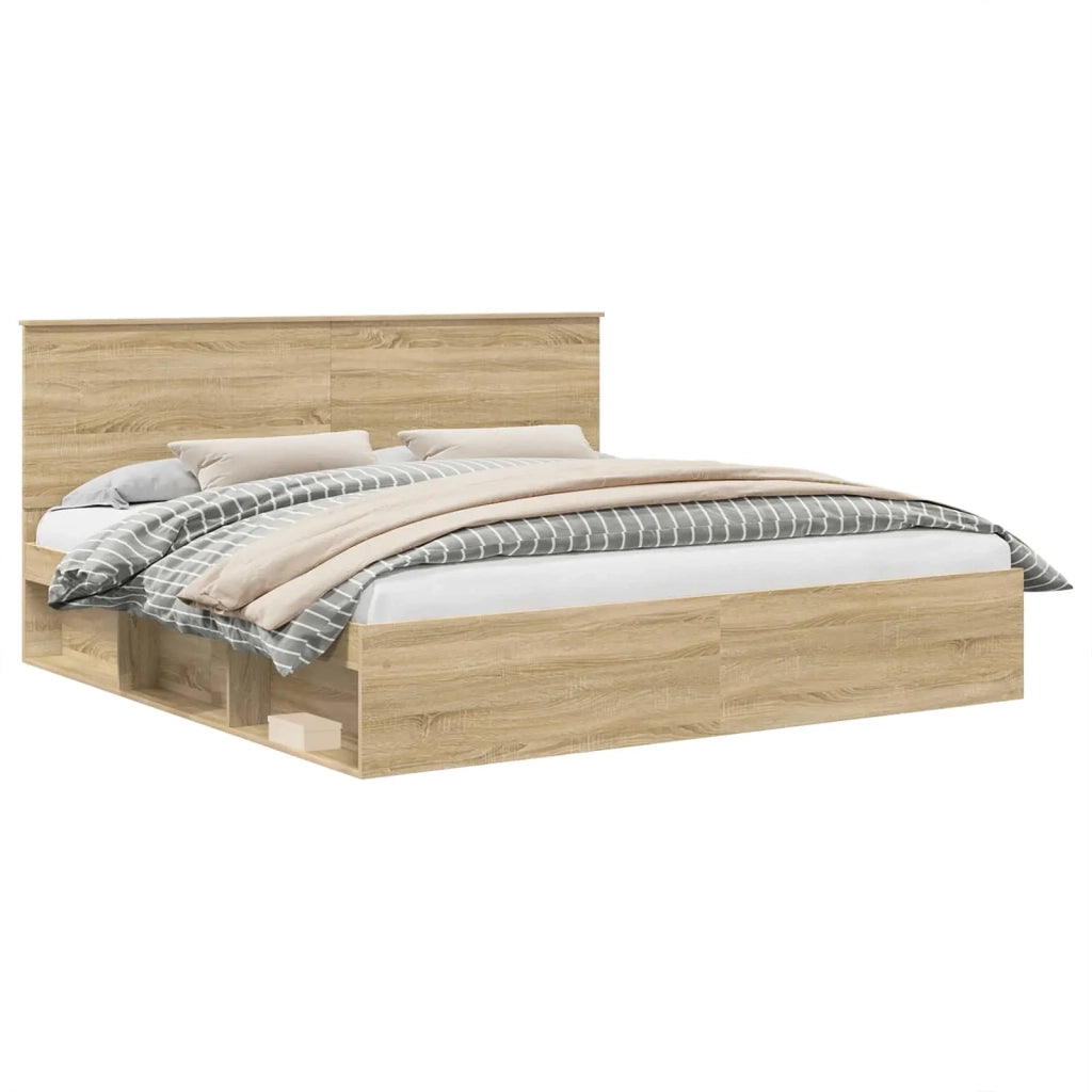 Struttura del letto Sonoma 200 x 200 cm Pino massello 3410967