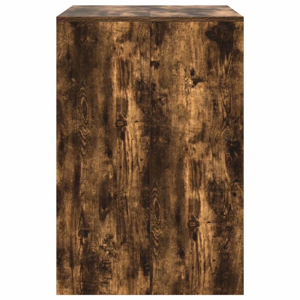 Mobiletto per lavatrice con porta Rovere fumé 87 x 60 x 89 cm