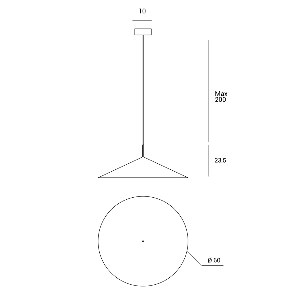SAMOI LAMPADARIO A SOSPENSIONE GRANDE D.60CM  COLORE ESTERNO NERO FINITURE BIANCO ORO ATTACCO E27