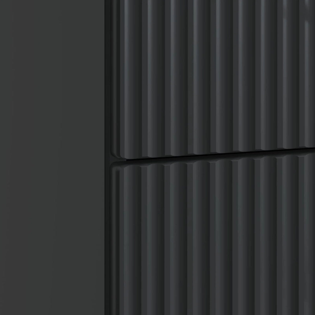 Armadio da Notte Nero 43 x 41 x 63,5 cm Legno ingegnerizzato 895246