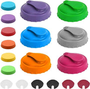 Siliconici doppi per bottiglie di birra - Set di 12 pezzi - Biberon di birra con coperture silicone riciclabili