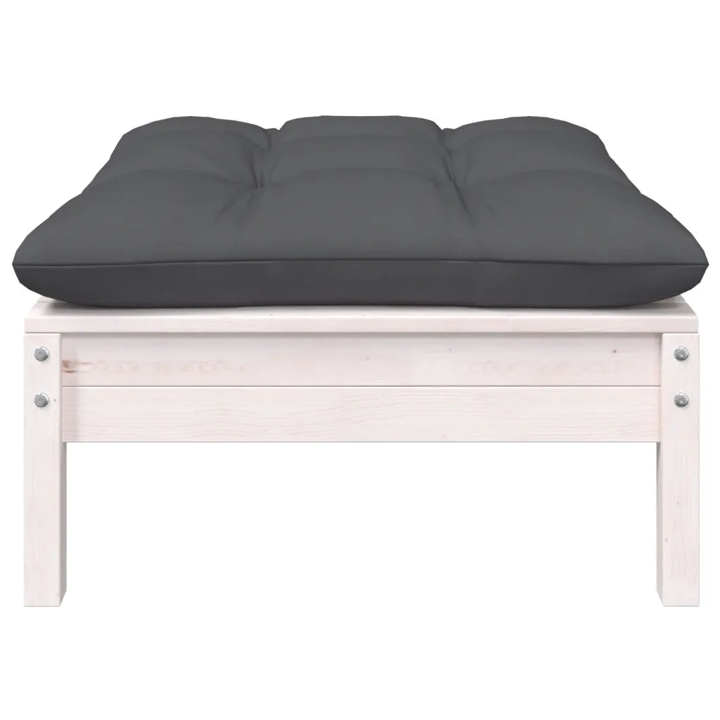 Set Salotto da Giardino 5pz con Cuscini Legno Massello di Pino 3096155