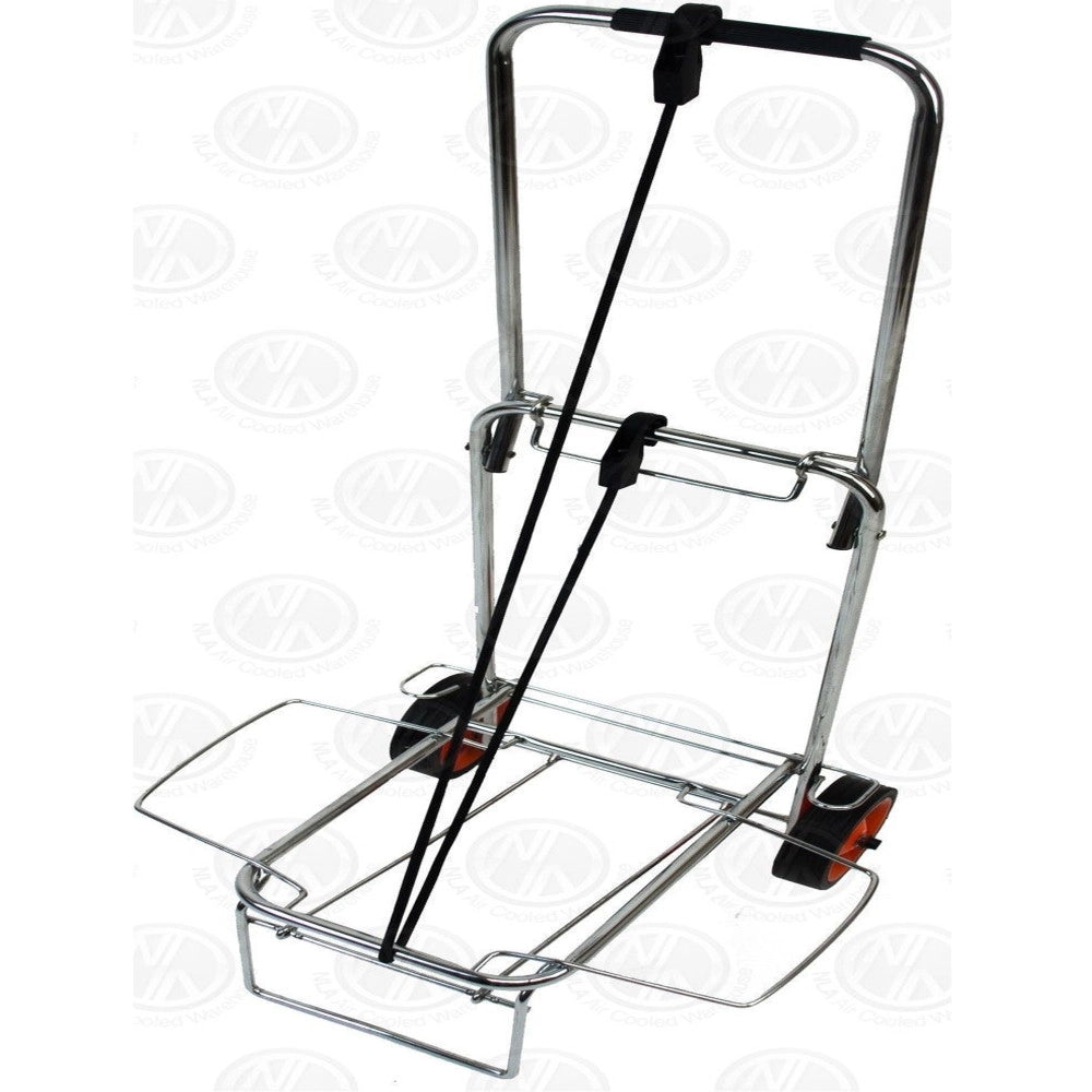 Trade Shop - Carrello Porta Pacchi Portapacchi Bagagli Valigie Pieghevole 50 Kg -