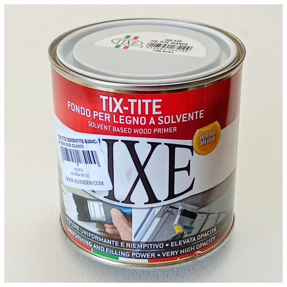 Tixe tix-tite 500ml fondo primer bianco opaco per muro e legno base solvente
