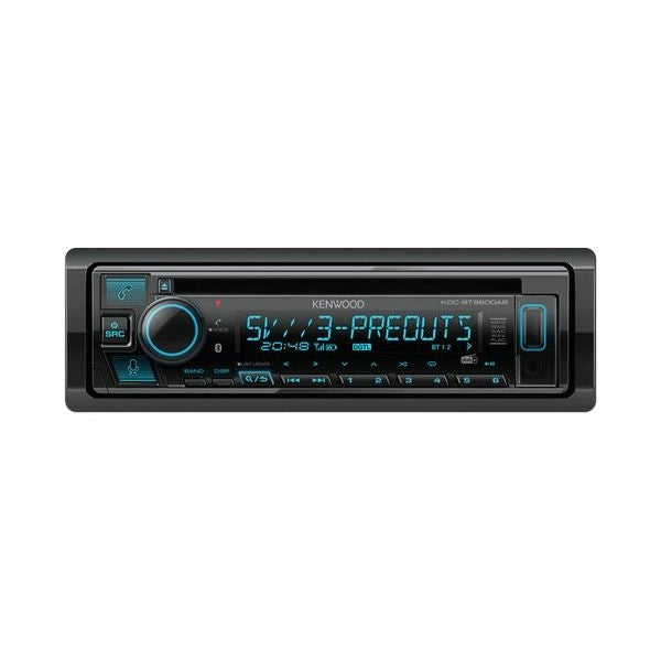 Autoradio kenwood kdcbt960dab alexa black