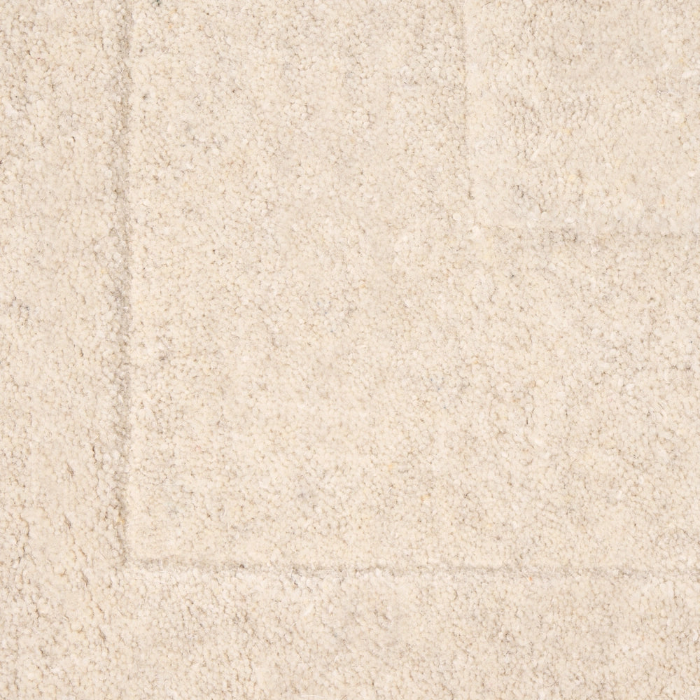 Tappeto in lana forma rettangolare, tuftato a mano 200 x 300 cm bianco sporco design elegante