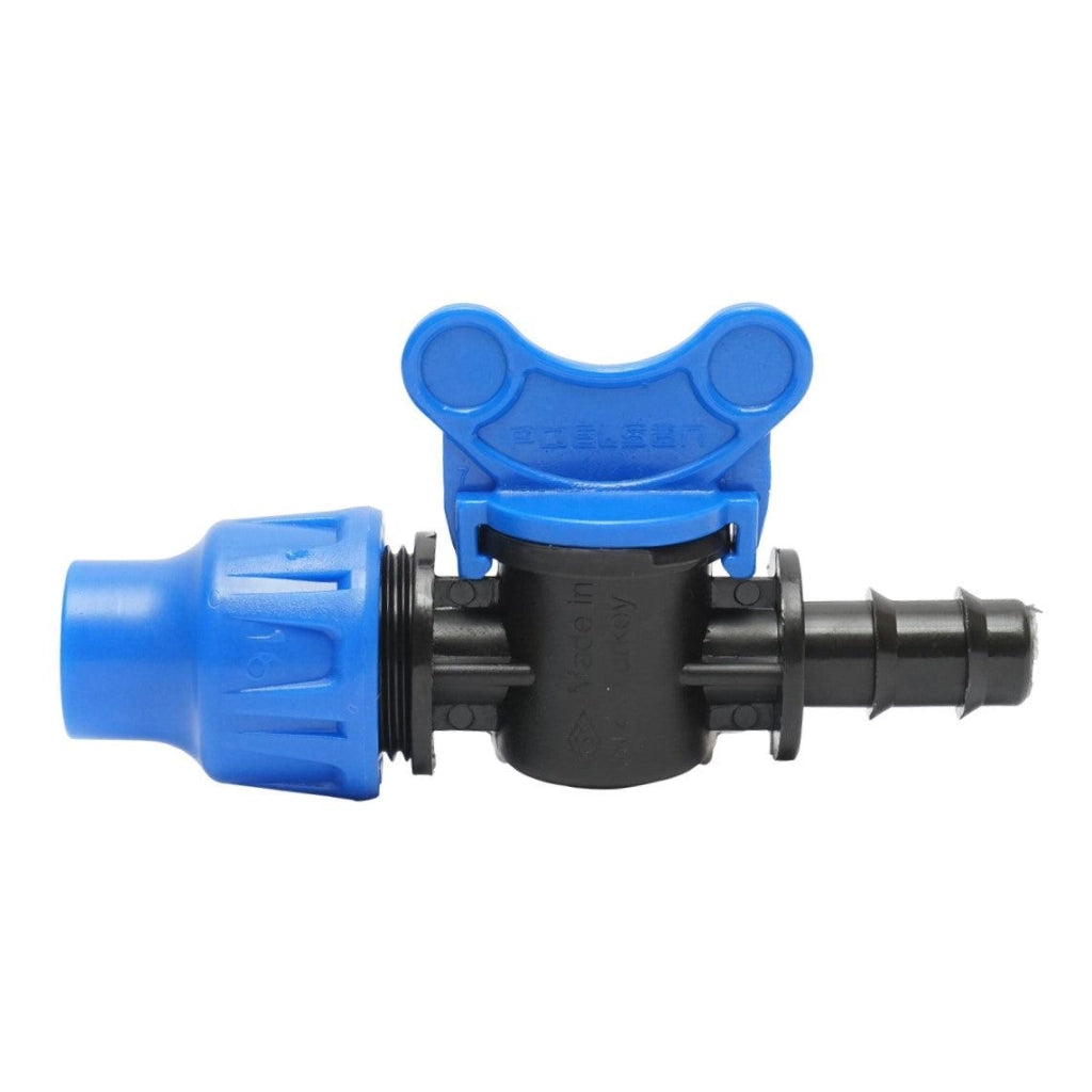 Valvola PN8-16x16mm per sistemi di irrigazione a goccia, Rubinetto per Tubi di irrigazione a Goccia