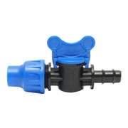 Valvola PN8-16x16mm per sistemi di irrigazione a goccia, Rubinetto per Tubi di irrigazione a Goccia
