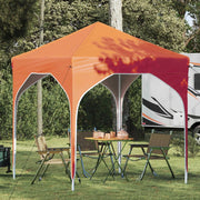 Tenda per feste a pop-up 194 x 194 x 245 cm Arancione 42019822