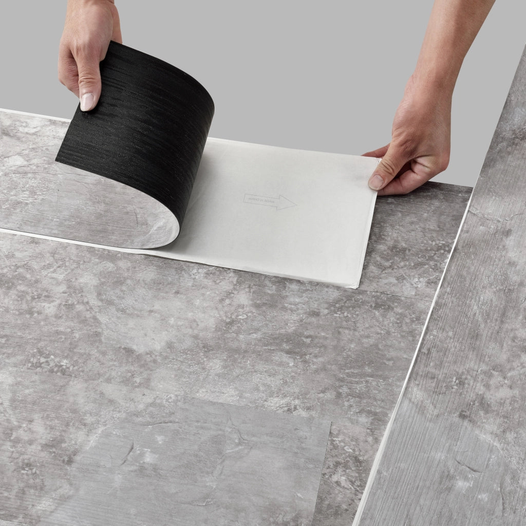 Piastrelle Adesive in PVC (28 listoni = 3,92 m²) Laminato Vinilico Fai da Te Pavimentazione Autoadesiva Rivestimento per