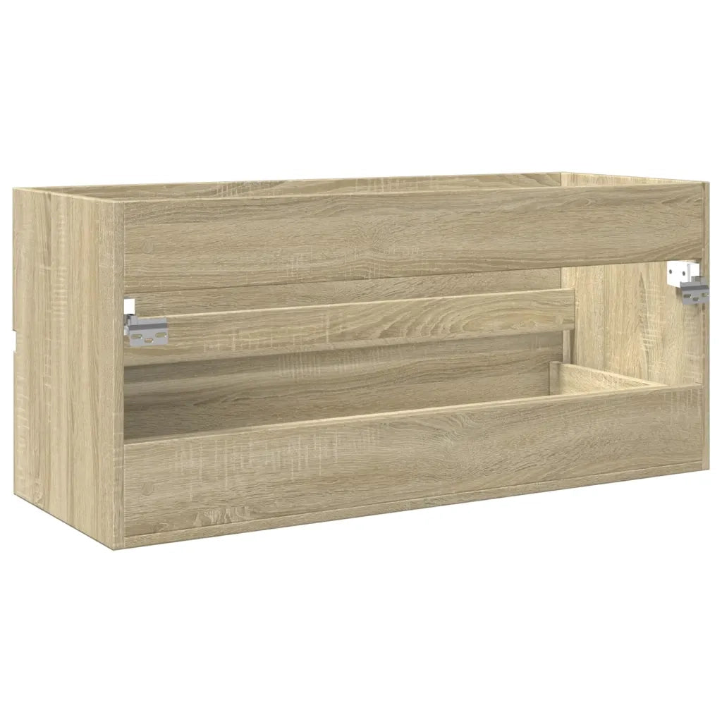 Mobile Lavabo Bagno Rovere Sonoma 100x38,5x45 cm in Truciolato