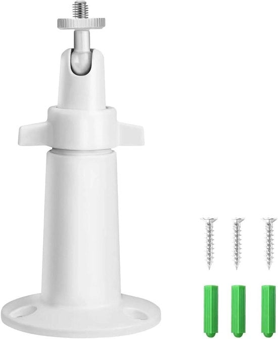 Supporto per parete regolabile per pannello solare, camera Eufy, Arlo Ultra, interfono e camera stick-up - viti 1/4 pollici