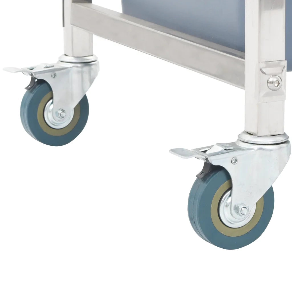 Carrello da Cucina con Contenitori in Plastica 82x43,5x93 cm CFW8978205