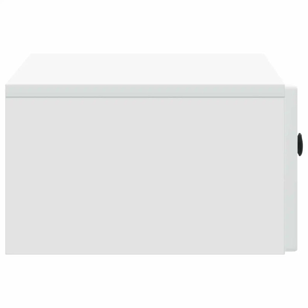 Mobiletto da notte a muro 2 pcs Bianco 49 x 34,5 x 20 cm