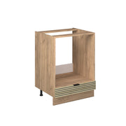 Vicco Mobile per forno da incasso Pannello in quercia 60 cm senza piano di lavoro
