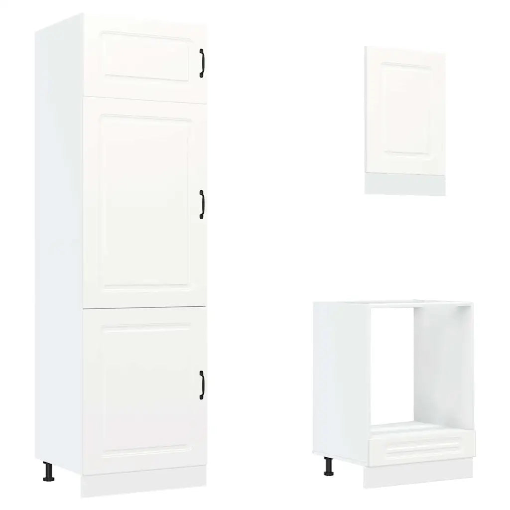 Set Mobili da Cucina 7 pz Kalmar Bianco Legno Multistrato 3314761