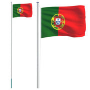 Asta e Bandiera Portogallo 6,08 m Alluminio CFW7321520