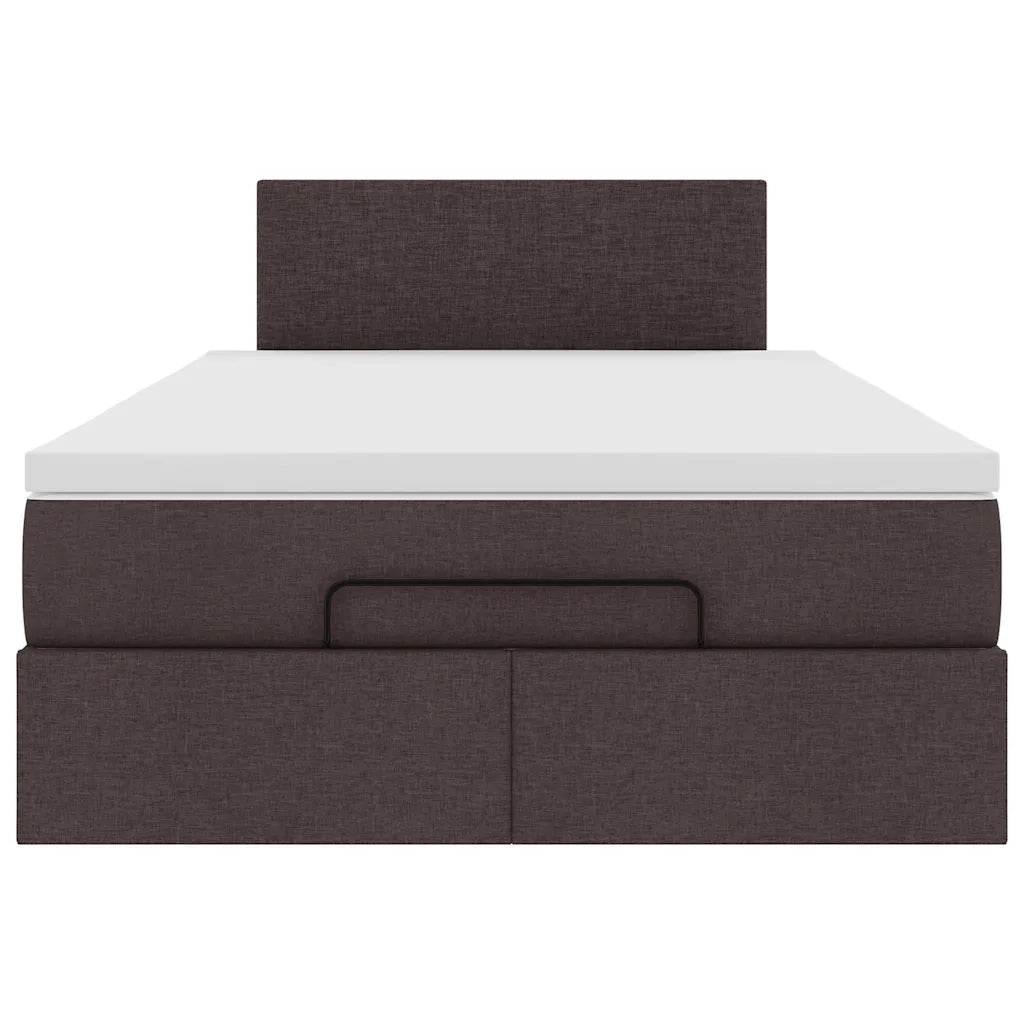 Struttura Letto Pouf con Materasso 80x200 cm in Tessuto