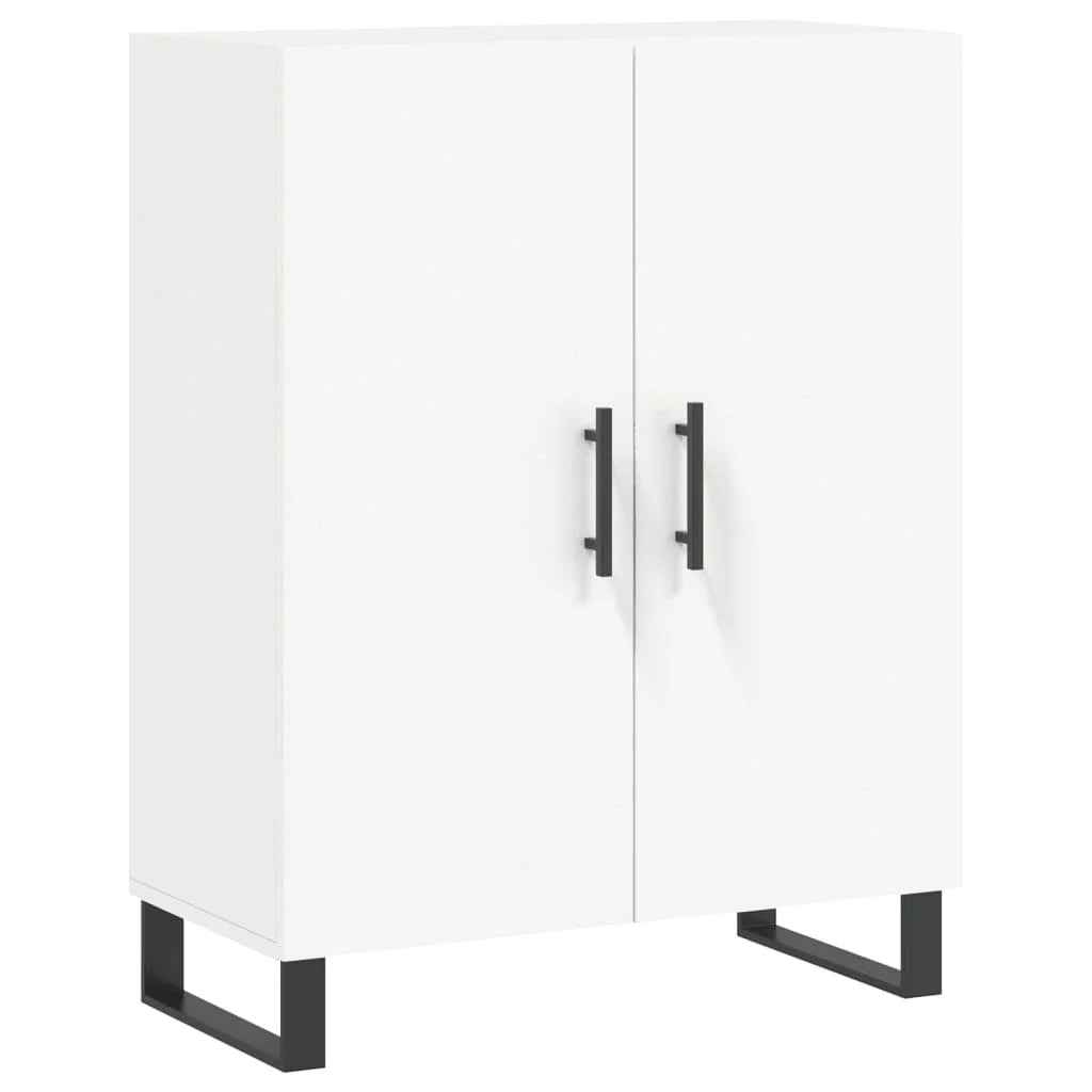 Buffet credenza cassettiera armadio mobile contenitore organizer per cucina soggiorno salotto 69,5 x 34 x 90 cm legno ingegnerizzato bianco 02_0030413