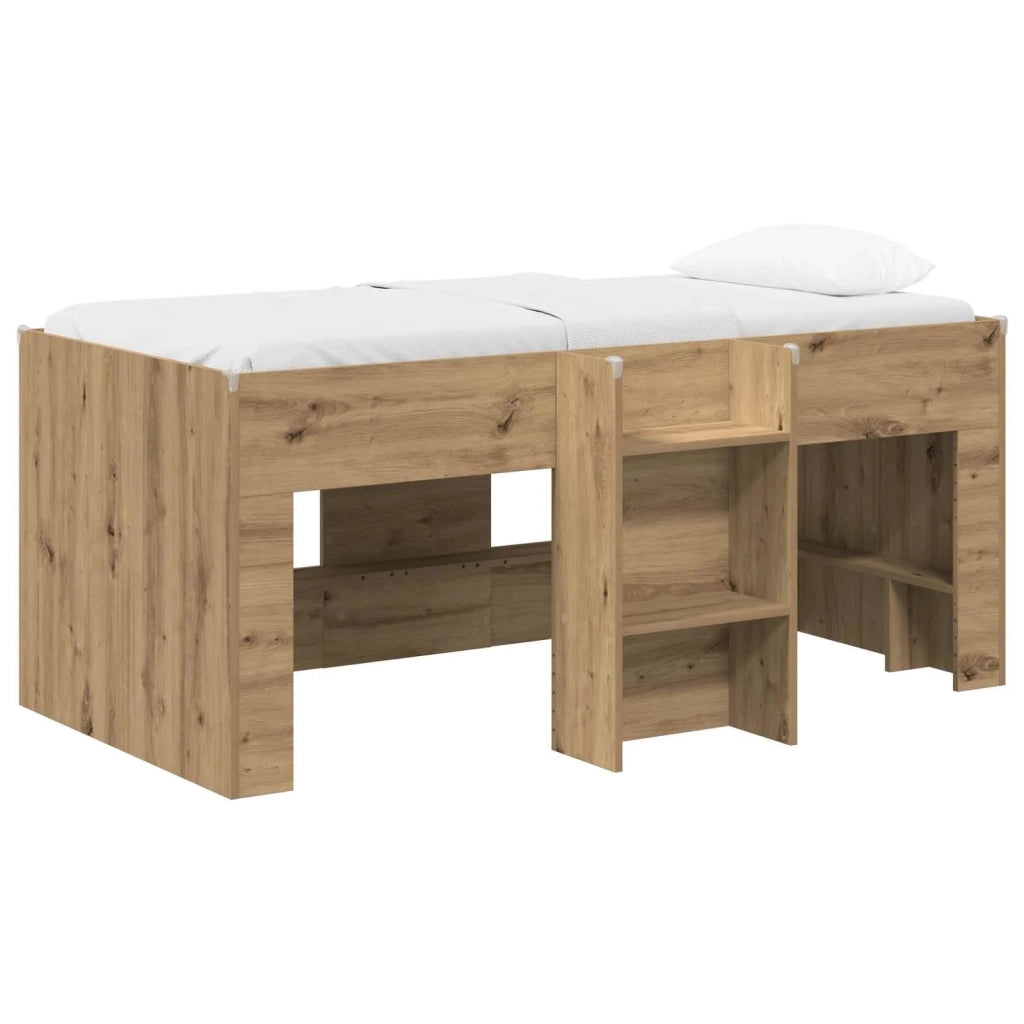 Letto Alto per Bambini Rovere Artigianale 163 x 101,1 x 68,5 cm 3422578