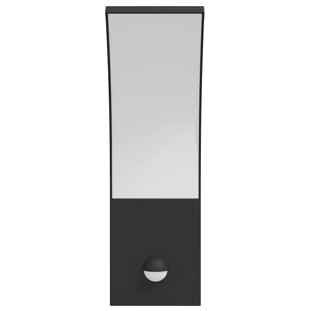 Applique con LED e Sensore 2 pz Nere in Alluminio Pressofuso CFW7642421