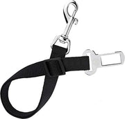 Cinturone Auto per Cani - Cintura di Sicurezza per Cani - Cinturone per Cani per Auto - Attrezzo per Cani per Auto - Cinturone per Cani con Accessori - Nero