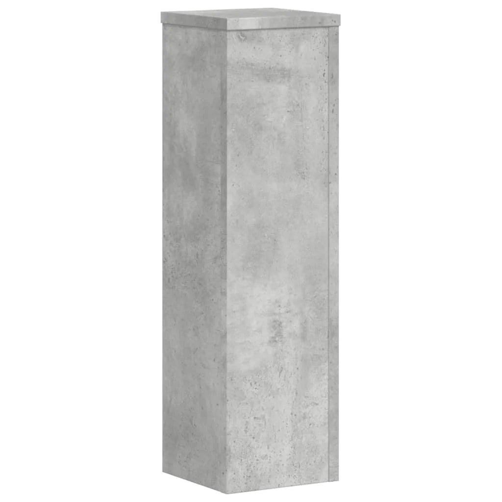 Portavasi mobili per fiori set da 2 legno ingegnerizzato grigio 02_0045328
