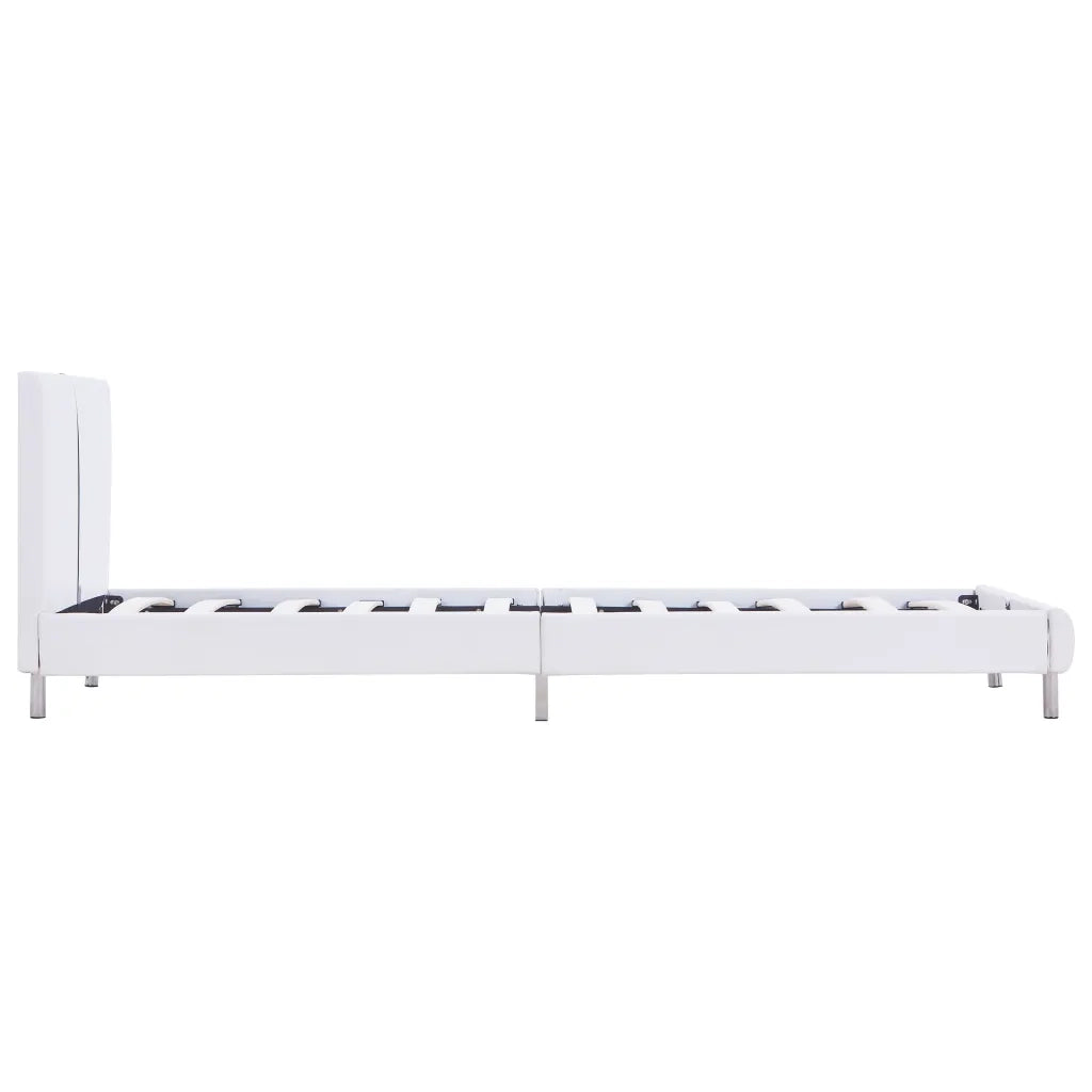 Giroletto senza Materasso Bianco in Similpelle 90x200 cm 280831