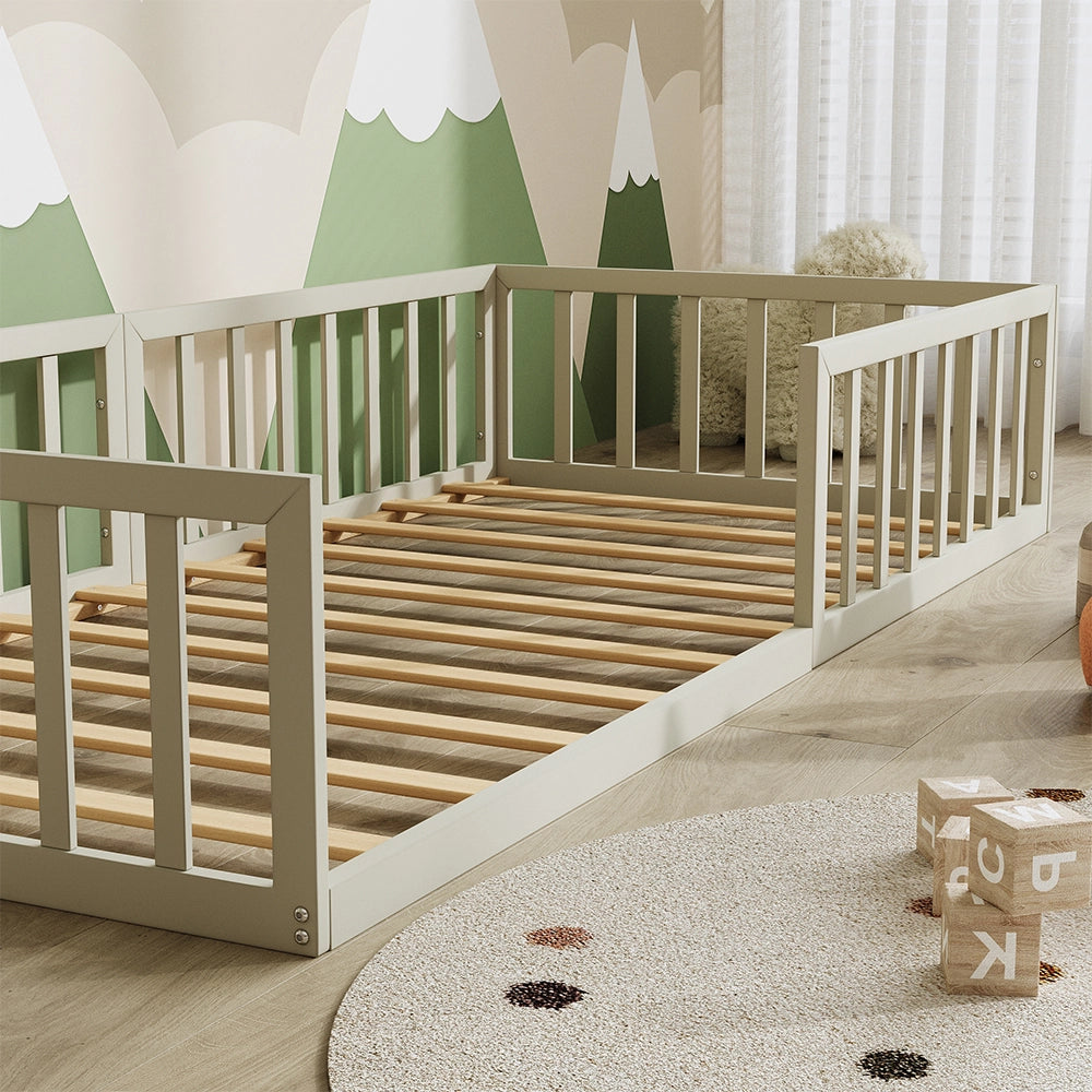Vitalispa Letto per bambini Grigio 205 x 95 cm Senza materasso