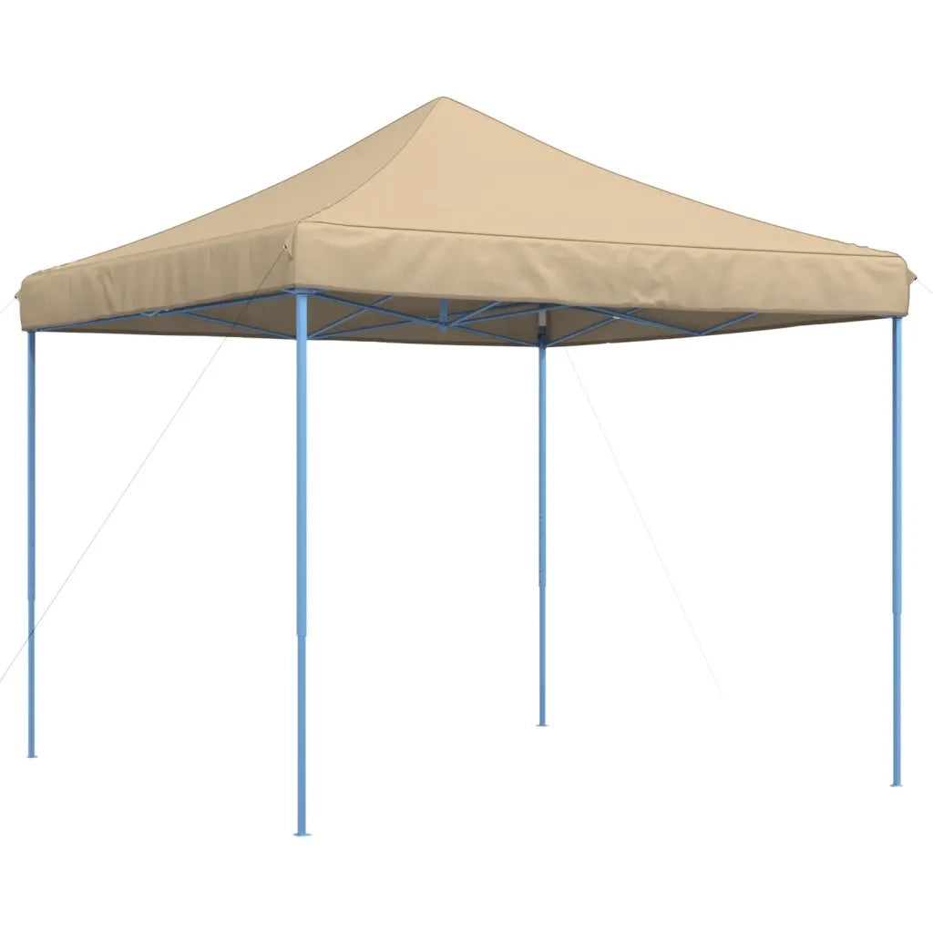 Tenda da Festa Pieghevole Pop-Up - Gazebo Beige 292x292x315 cm