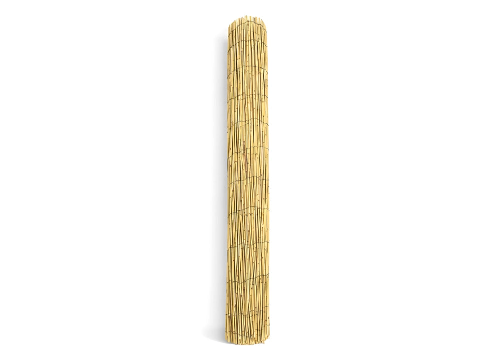 Rotolo Arella Rete Recinzione Canna Bamboo Simple Cannette Frangivista Naturale - 120x300 - Arella