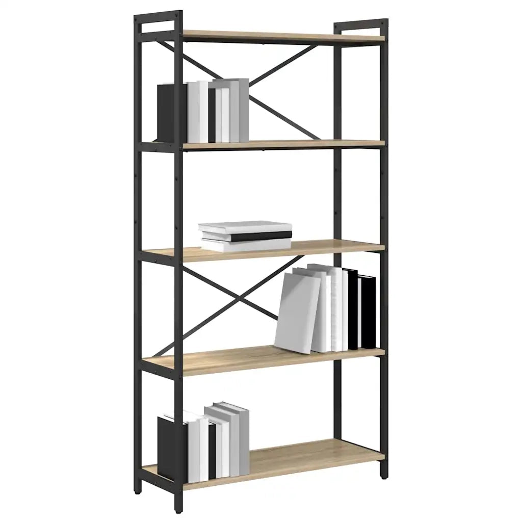 Libreria Rovere Sonoma 80 x 30 x 155 cm Legno multistrato 868414