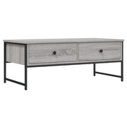 Tavolino salotto | Tavolino da caff¨¨ | Tavolino da Soggiorno Grigio Sonoma 101x49x39,5 cm Legno Multistrato
