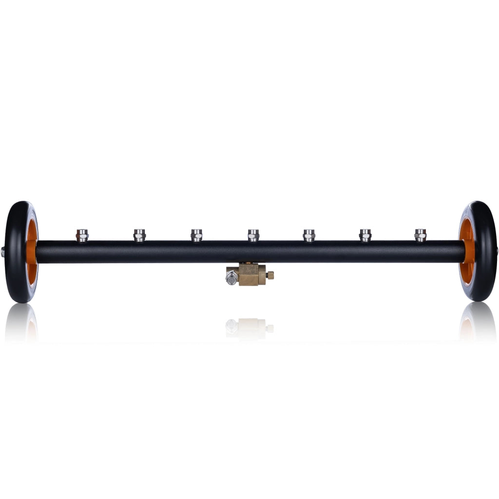 Lancia per Lavaggio Sottoscocca JetRoller Pro 7X – 7 Ugelli, 3 Lance 40 cm, Attacco Rapido 1/4", Larghezza 57 cm
