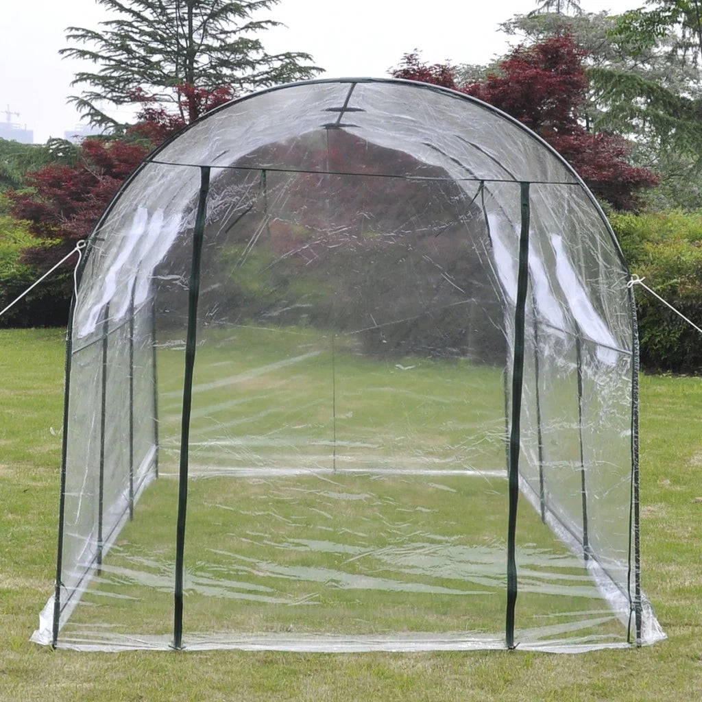 Serra da giardino 450x190x200 cm in plastica per giardinaggio 1602006