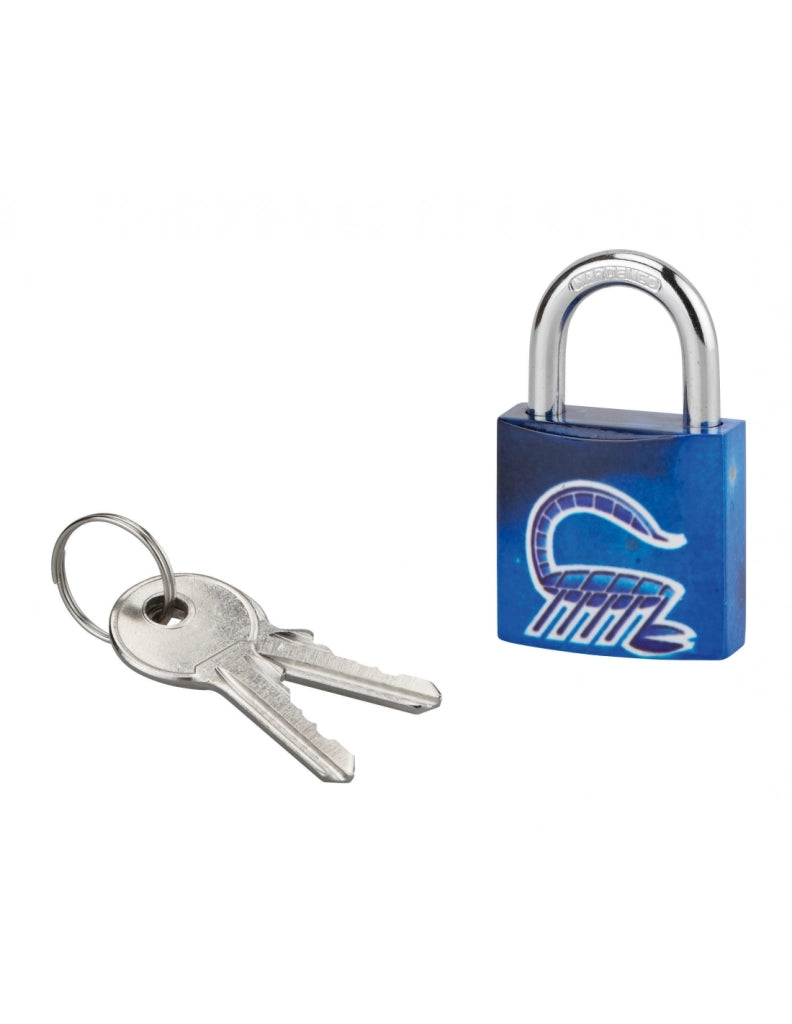 Lucchetto segno zodiacale Scorpione, acciaio, interno, arco in acciaio, 30 mm, 3 chiavi – THIRARD