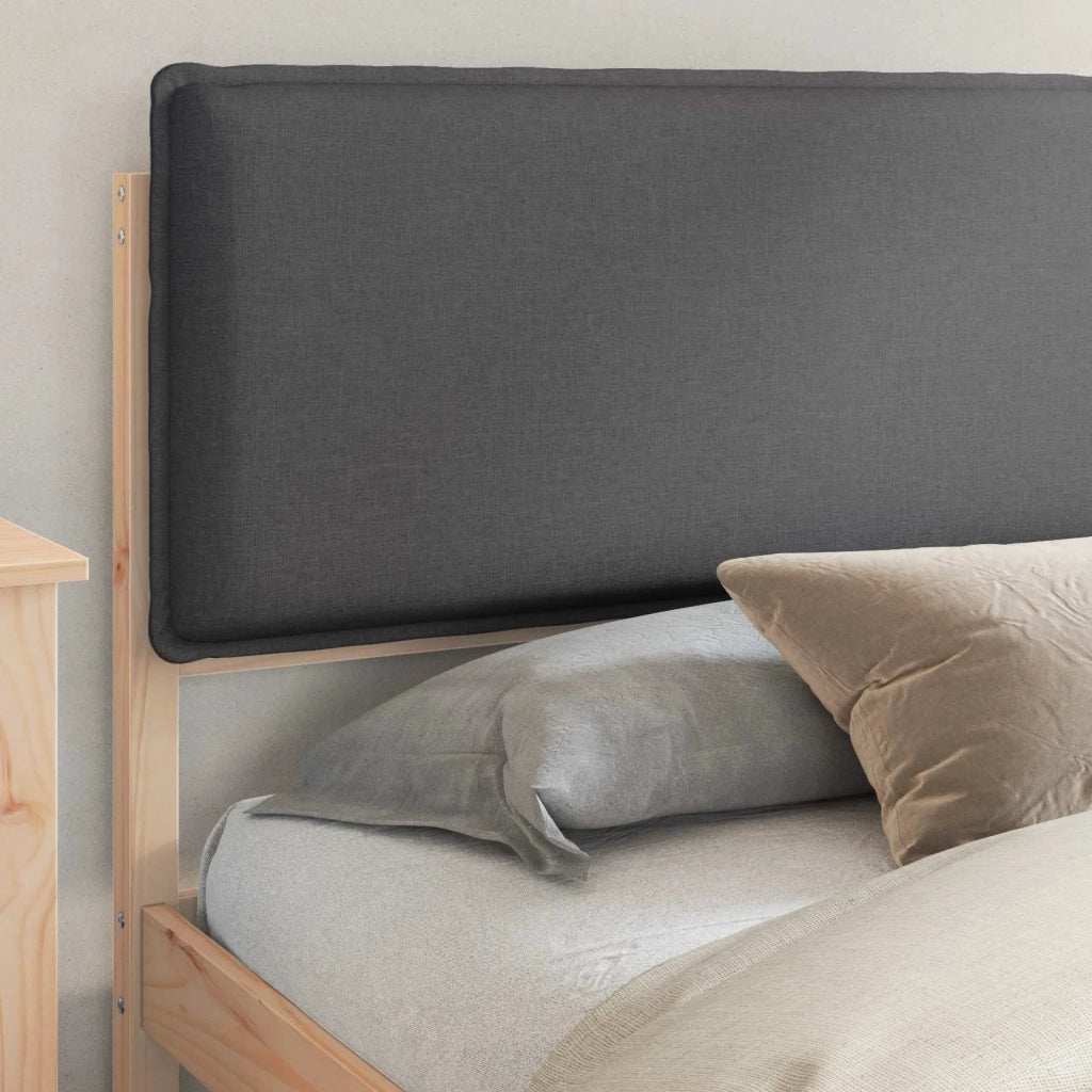 Letto con Testiera Rivestita Grigio scuro 180 x 200 cm 877820