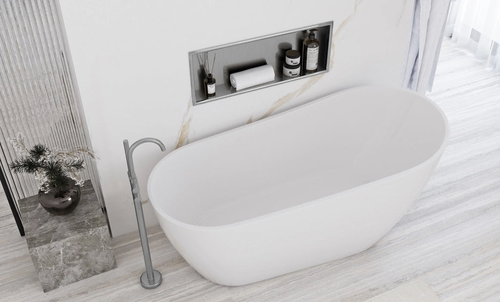 Mensola Bagno 30x60 Steel Brush