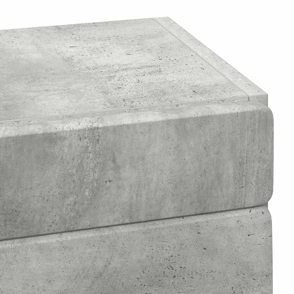 Armadio da bagno a muro TULUM Grigio cemento 37 x 24,5 x 86 cm