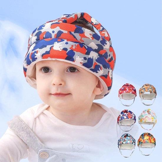 Helm per bambini, protezione per la testa dei bambini, elmo per bambini, protezione 360° anti-sbattimento, elmo protettivo per bambini, elmo per bambini, elmo per bambini regolabile, adatto per bambini da 0,5 a 3 anni.